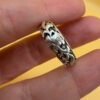 Uk size S1/2 Soviet sterling silver ring