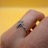 Sterling silver ring cross Uk sizeP#35
