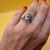 An incredibly beautiful Soviet ring from the 1970s, size M