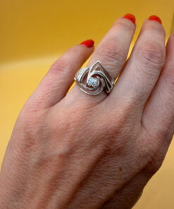 An incredibly beautiful Soviet ring from the 1970s, size M