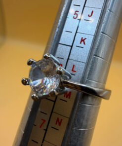 Adjustable Sterling silver ring Uk size L