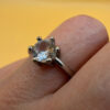 Adjustable Sterling silver ring Uk size L#146