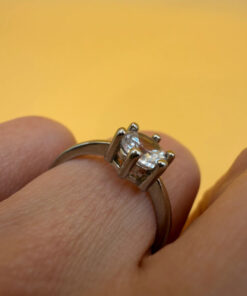 Adjustable Sterling silver ring Uk size L