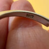 Adjustable Sterling silver ring Uk size L#146