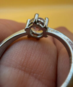 Adjustable Sterling silver ring Uk size L