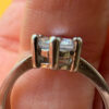 Adjustable Sterling silver ring Uk size L#146