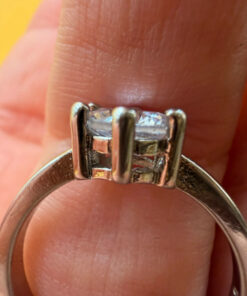 Adjustable Sterling silver ring Uk size L