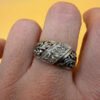 Silver ring, Soviet period, 1990s. Size O#117