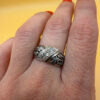 Silver ring, Soviet period, 1990s. Size O#117