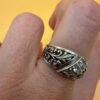 Silver ring, Soviet period, 1990s. Size O#117