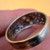Silver ring, Soviet period, 1990s. Size O#117