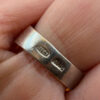 Silver ring, Soviet period, 1990s. Size O#117