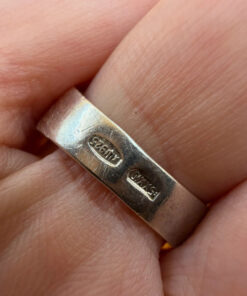 Silver ring, Soviet period, 1990s. Size O