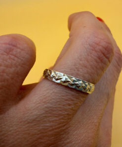 Sterling silver ring Uk size O