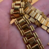 Vintage Chain necklace, 80s , gold-plated