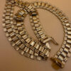 Vintage Chain necklace, 80s , gold-plated