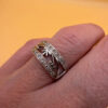 Sterling silver ring Uk size N