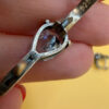 Incredibly beautiful sterling silver earrings with huge CZ#35
