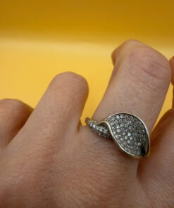 Sterling silver ring Uk size N