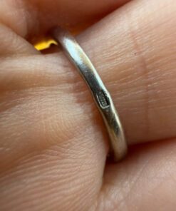 Sterling silver ring Uk size N
