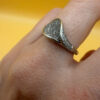 Sterling silver ring Uk size N