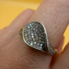 Sterling silver ring Uk size N