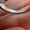 Sterling silver ring Uk size N