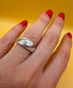 Soviet ring, 1960s, 916 hallmark size N #150