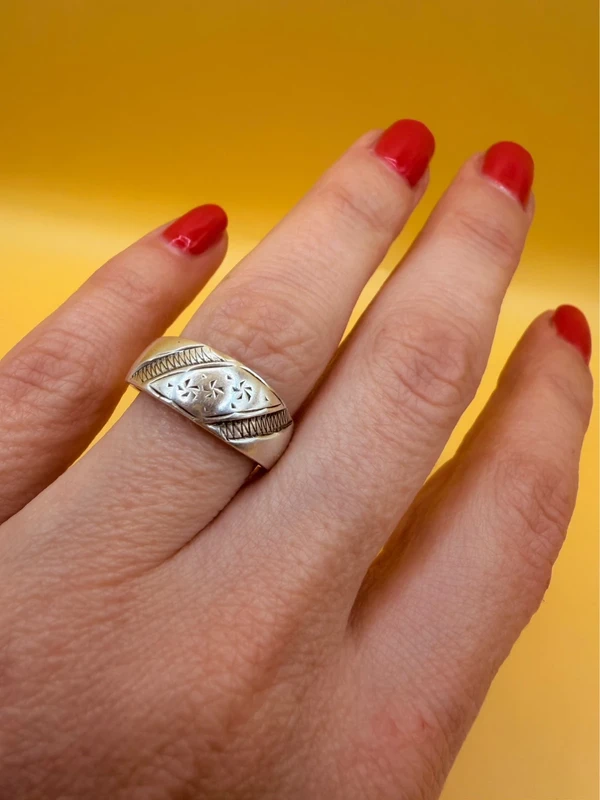 Soviet ring, 1960s, 916 hallmark size N #150