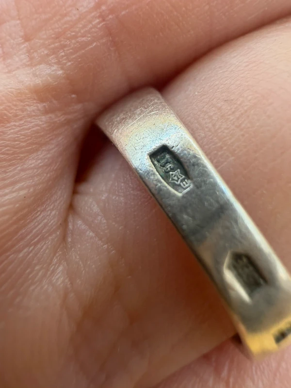 Soviet ring, 1960s, 916 hallmark size N #150