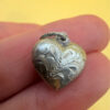 Early 20th century antique silver heart pendant#150
