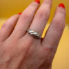 Soviet era sterling silver ring Uk size Q