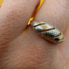 Soviet era sterling silver ring Uk size Q