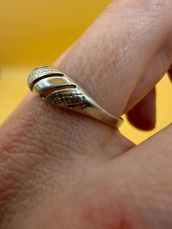 Soviet era sterling silver ring Uk size Q