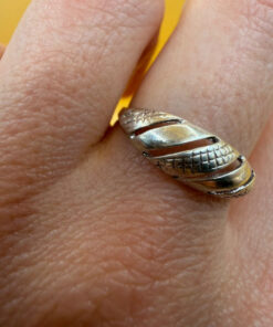 Soviet era sterling silver ring Uk size Q