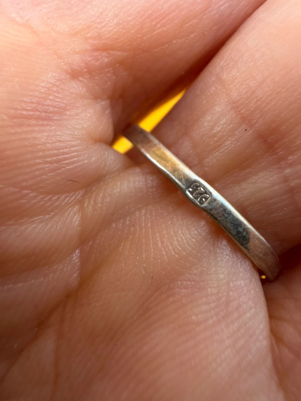Soviet era sterling silver ring Uk size Q