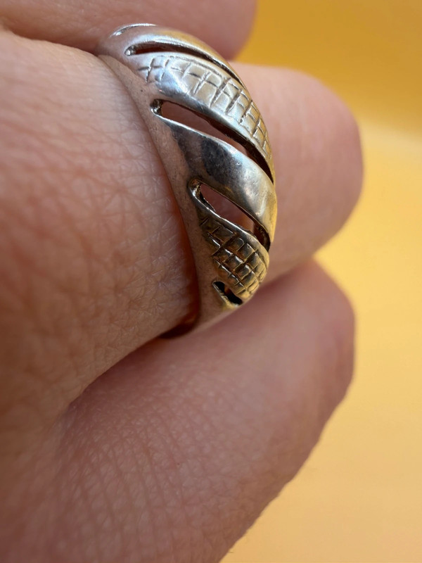 Soviet era sterling silver ring Uk size Q
