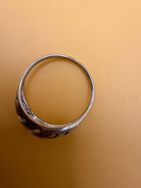 Soviet era sterling silver ring Uk size Q