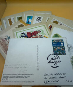 Collection of 27 Royal Mail PHQ Postcards – First Day of Issue (FDI) 1970s-80s
