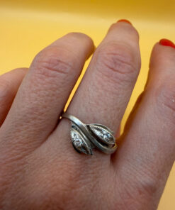 Sterling silver ring Soviet 90s Uk size T