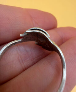 Sterling silver ring Soviet 90s Uk size T