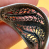 Gorgeous Soviet sterling silver ring Uk size Q