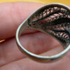 Gorgeous Soviet sterling silver ring Uk size Q