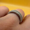 Sterling silver ring made in Ukraine Uk size K