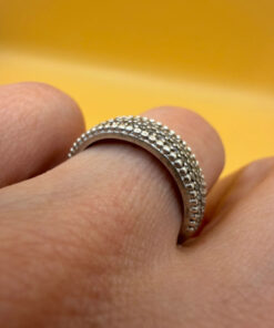 Sterling silver ring made in Ukraine Uk size K