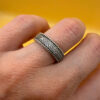 Sterling silver ring made in Ukraine Uk size K