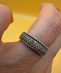 Sterling silver ring made in Ukraine Uk size K