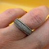 Sterling silver ring made in Ukraine Uk size K