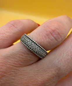 Sterling silver ring made in Ukraine Uk size K