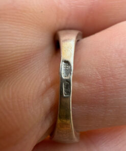 Sterling silver ring made in Ukraine Uk size K